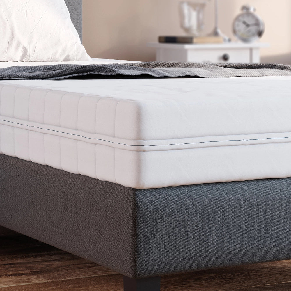 Vitalispa Materasso in schiuma fredda Bianco 80 x 200 cm H2 grado di durezza, 7 zone