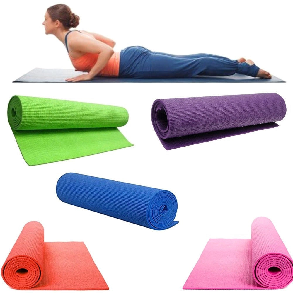 Trade Shop - Tappetino Tappeto Yoga Addominali Aerobica Palestra Fitness Ginnastica Pilates -
