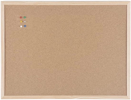 Tavolo da lavoro con superficie autolevante - 60 x 45 cm - cornice in legno di quercia