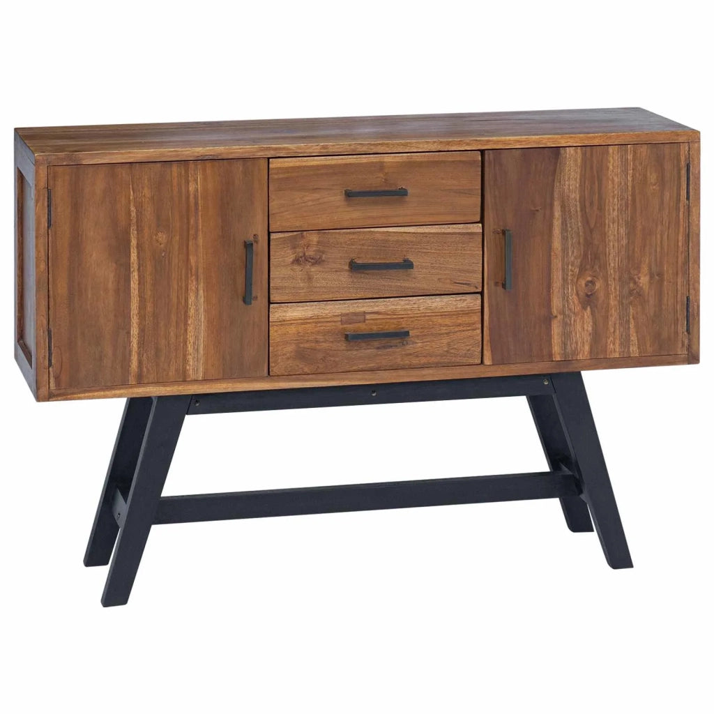 Supporto TV Naturale 110 x 30 x 75 cm Legno di teak solido 42017954