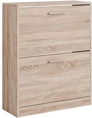 Mobile porta scarpe Gizmo, Sonoma, 59 x 72.5 cm 2 scomparti, per la conservazione delle scarpe e combinabile con i mobili Gizmo