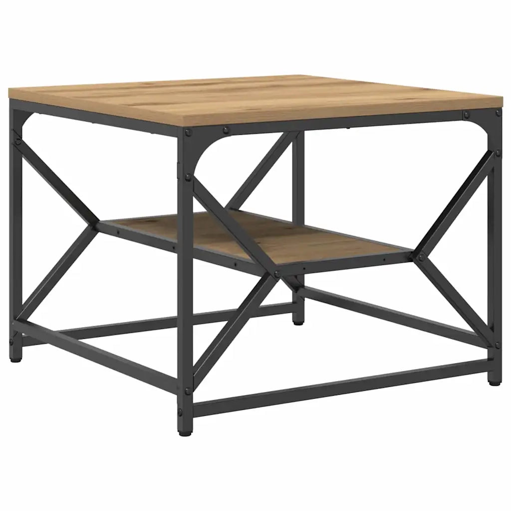 Tavolino da salotto | Tavolino da caff¨¨ | Tavolino da Soggiorno Rovere artigianale 51 x 50 x 40 cm