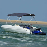 Bimini di Prua con Pareti Laterali 4 Archi 243x(185-198)x137cm