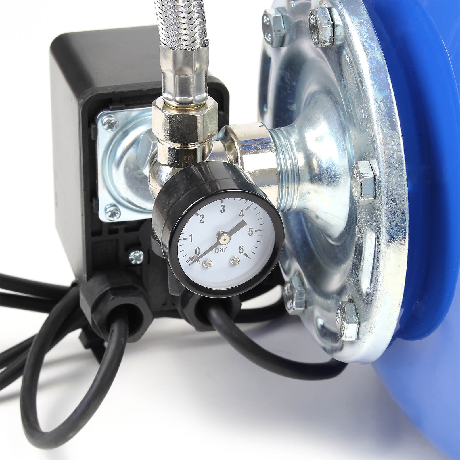 Pompa autoclave domestica 2800l/h 600W Elettropompa da giardino con pressostato manometro