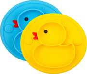 Piatti da incubatore antiscivolo - piatto per neonati e bambini in età prescolare - BPA libero - resistente al lavastoviglie - approvato dalla FDA - con morsetti di fissaggio