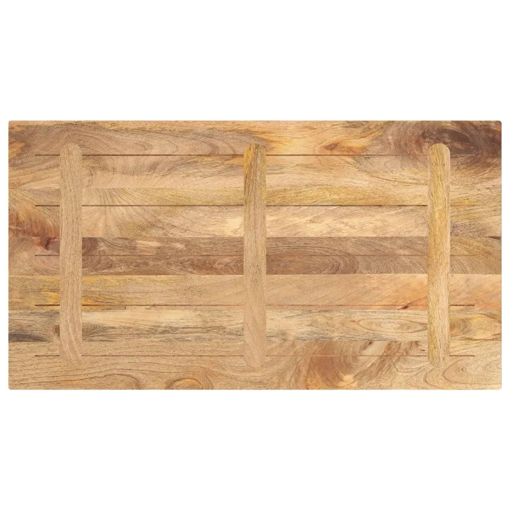 Piano Tavolo 100x50x2,5 cm Rettangolare Legno Massello di Pino 371461