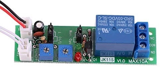 Modulo di Ritardo Relè - 0-24 Ore Regolabile - Alta Precisione - affidabile - per Automazione - Adatto per Diverse Applicazioni - Codice:  - Modello: - Caratteristiche Tecniche: