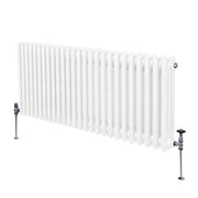 Termosifone Radiatore a 3 colonne per riscaldamento centralizzato Bianco 60 x 119cm