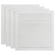 Ante a persiana a 4 pezzi legno massello di pino bianco 61,5 x 59,4 cm 02_0003931