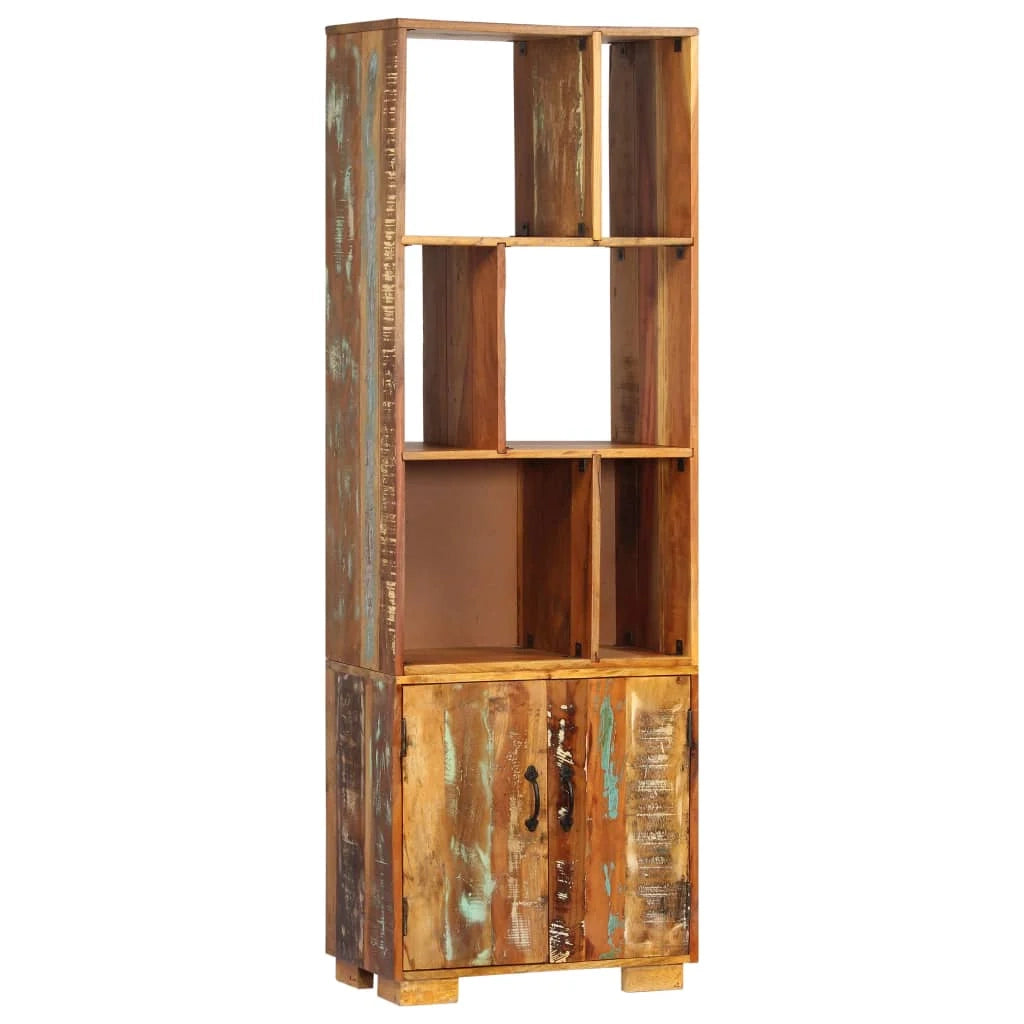 Scaffale mobile mobile di design libreria 180 cm legno massello di recupero 2702066/2