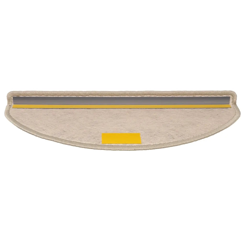 Tappeti Adesivi Scale Aspetto Sisal 30 pz 65x21x4cm Beige Scuro 3365878