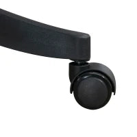 Sedia da Ufficio ad Altezza Regolabile con Inclinazione e Supporto Lombare, 62x58x120-133 cm, Nera