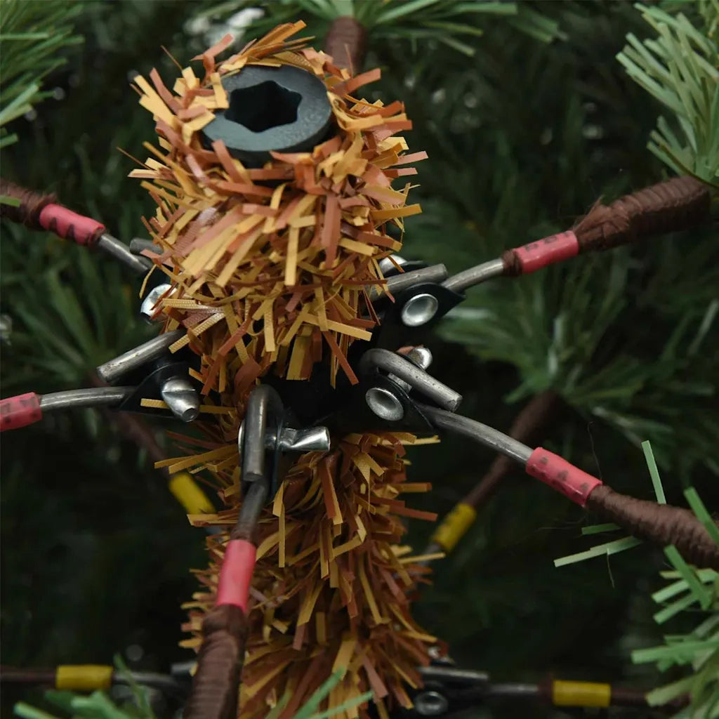 Albero di Natale Artificiale con Rami Pieghevoli Verde 240 cm 42019315