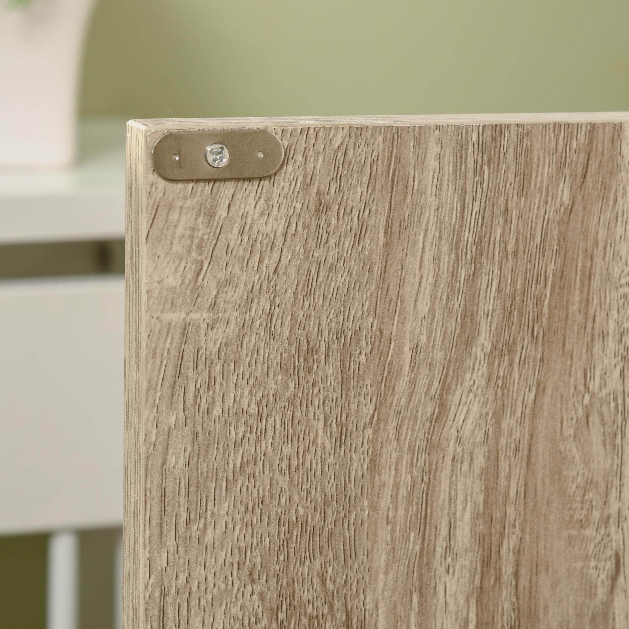 Mobile Dispensa Cucina 4 Ante 80x40x182 cm in MDF Bianco e Legno