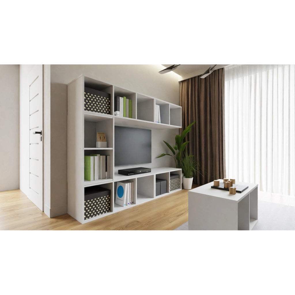 Libreria modulare Modus 2x1 bianca