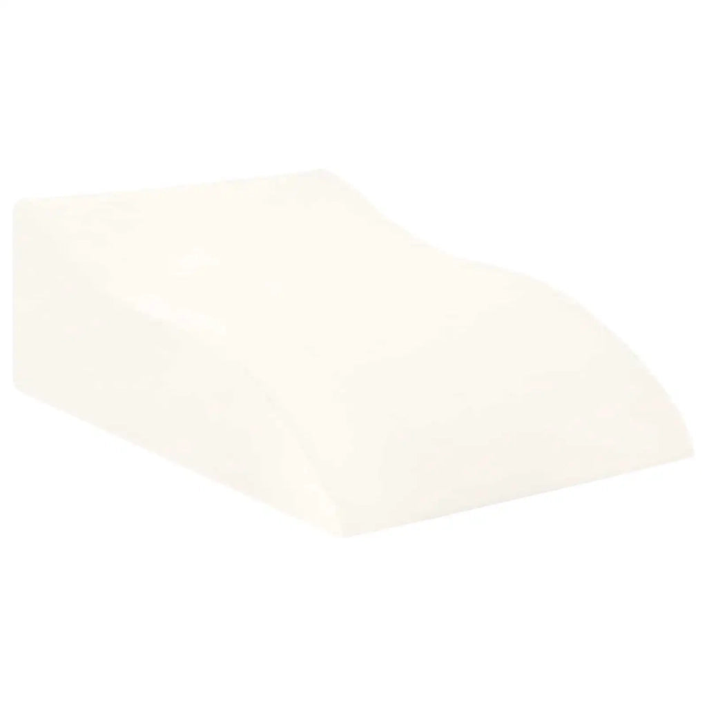 Cuscino per Gambe Bianco 68 x 40 x 21,5 cm Schiuma PU CFW7098284