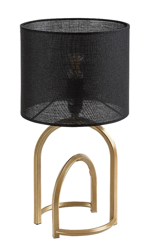 Lampada da tavolo Gisaya oro nero E14 Rabalux