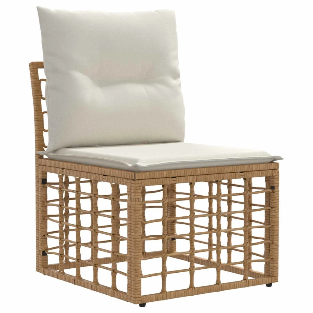 Set di divani da esterno Naturale Poliestere 3437456