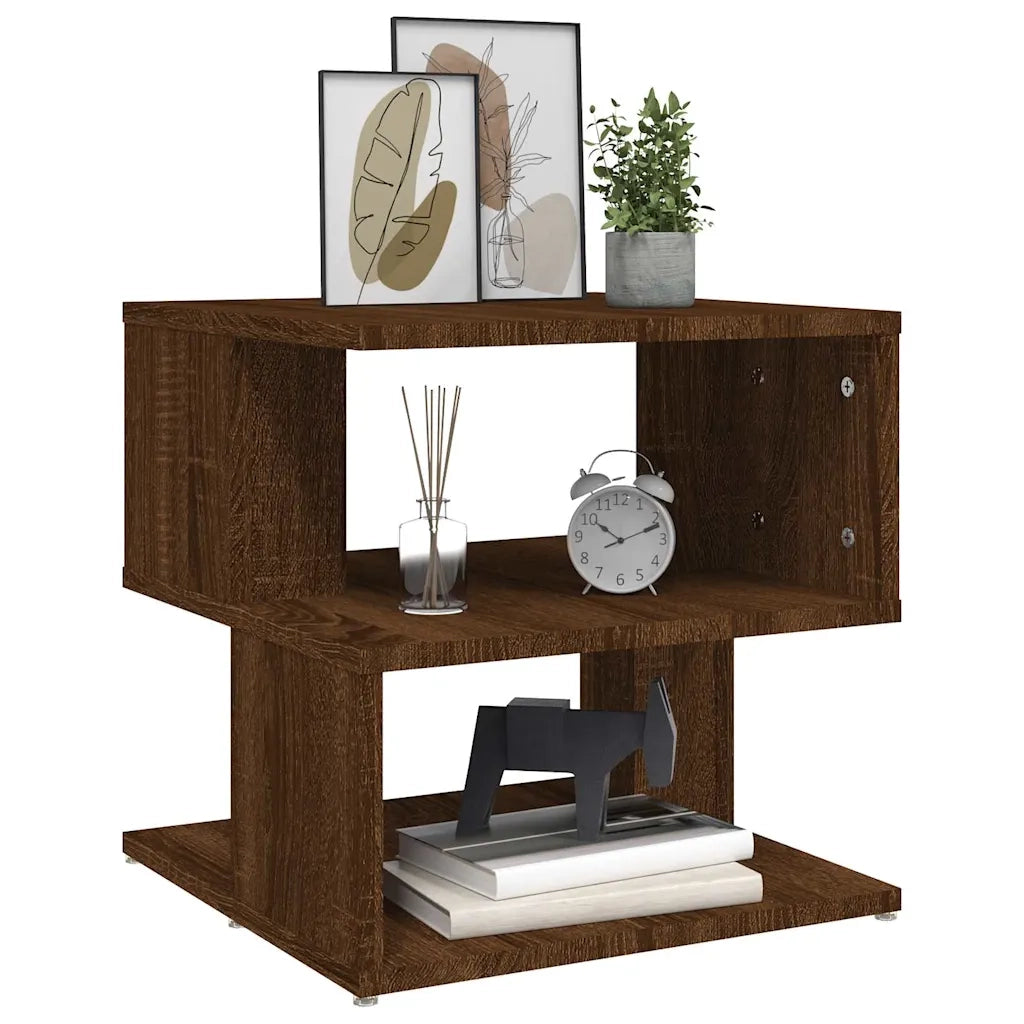 Tavolino da salotto | Tavolino da caff¨¨ | Tavolino da Soggiorno Rovere Marrone 40x40x40cm Legno Multistrato