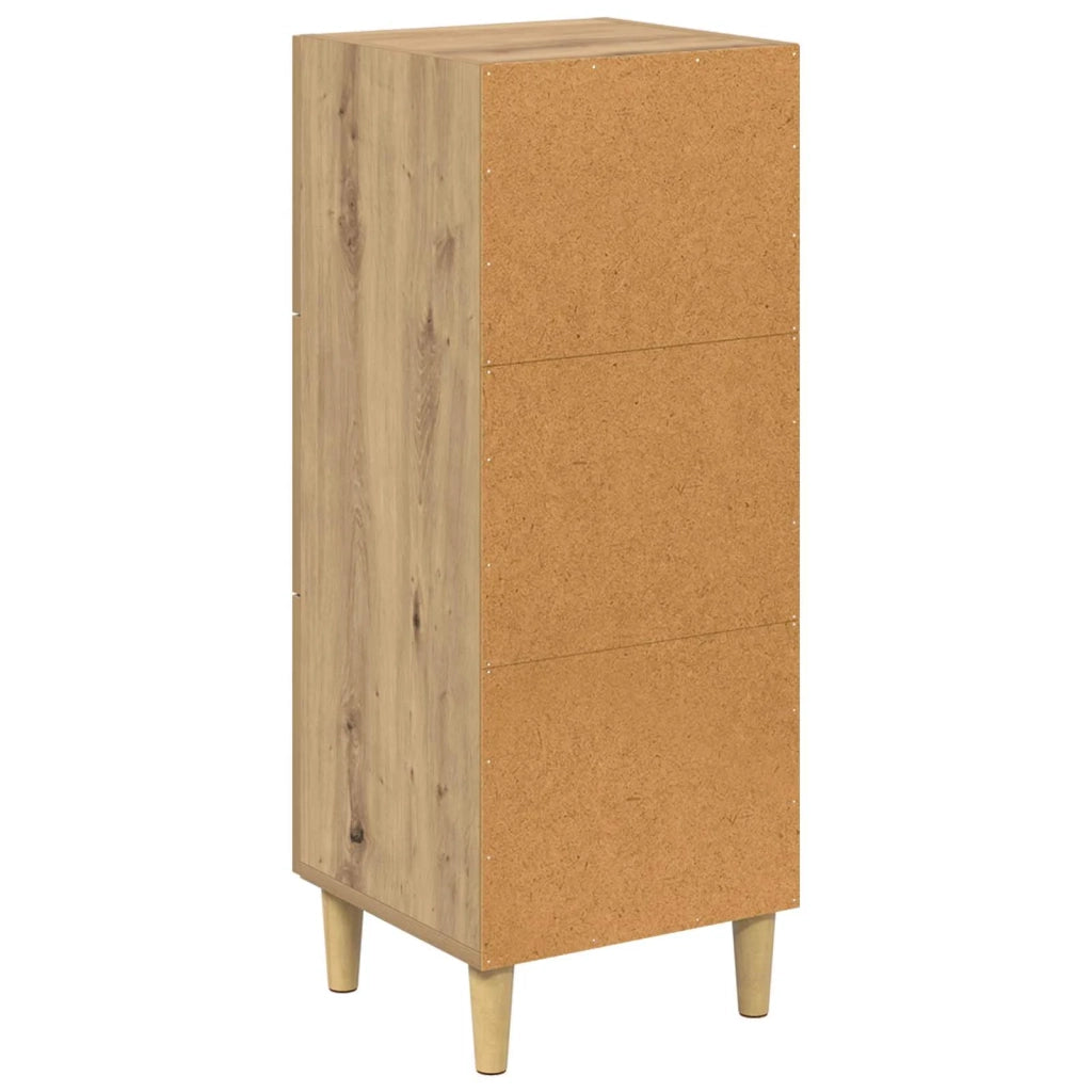 Credenza rovere artigianale 34.5 x 34 x 90 cm Legno multistrato 880935