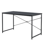 Scrivania per computer tavolo in metallo e MDF 120 cm nero 03_0003512