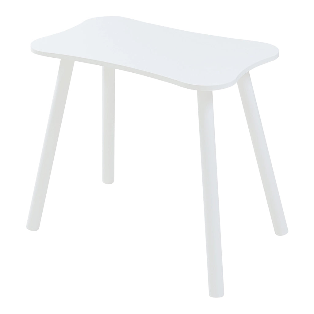 Set Panjang Tavolo e 2 Sedie per Bimbi - Bianco [en.casa]