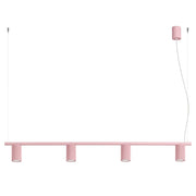Lampadario KARBON 4 rosa
