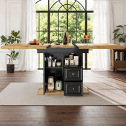 Tavolo da Pranzo Allungabile con LED ¨C MINIMAL ¨C Legno, 110(140)x80x75 cm, 6 Persone