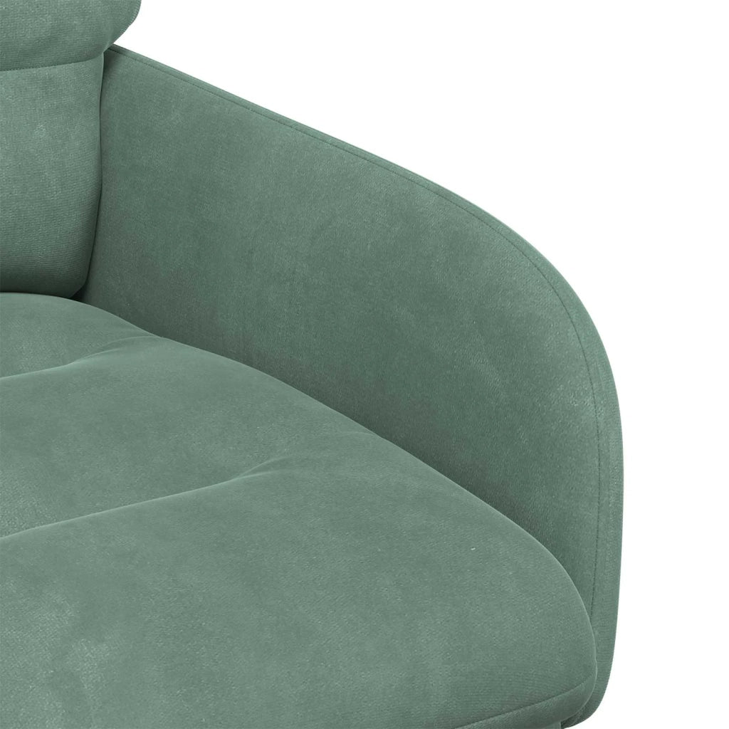 Sedie da pranzo 2 pcs Velluto (V) Verde Mare 59 x 59,5 x 90 cm 42034316