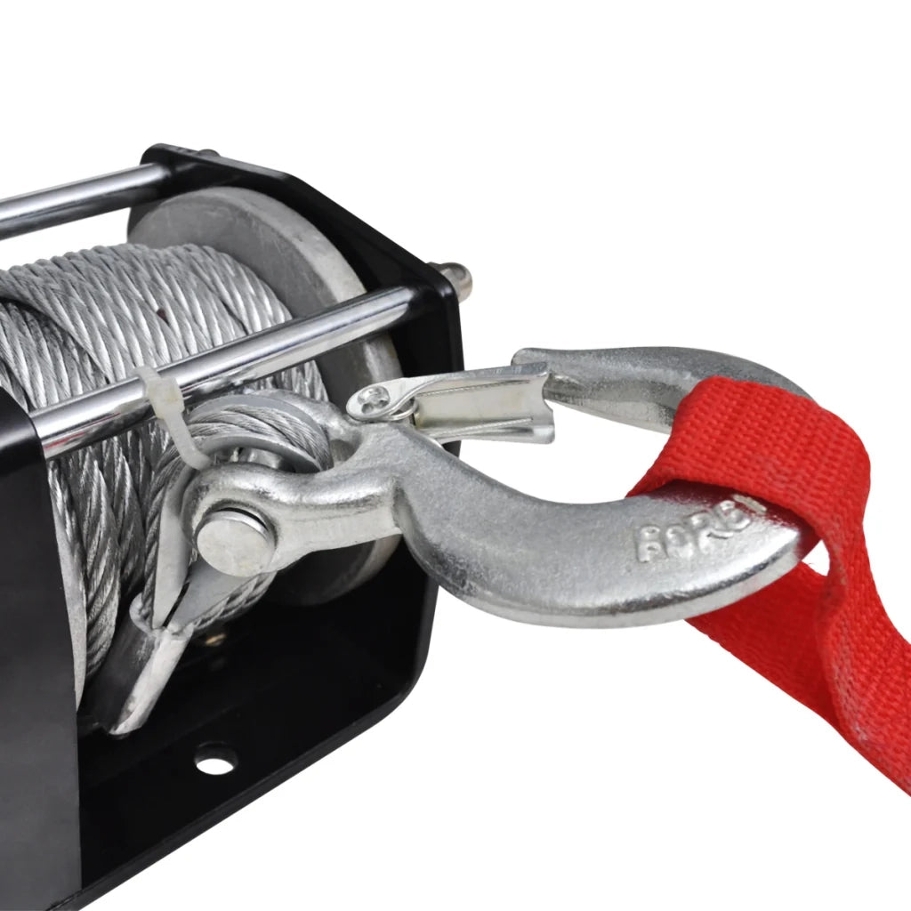 Argano elettrico 12V 1236kg per attrezzi da officina/garage 3402140