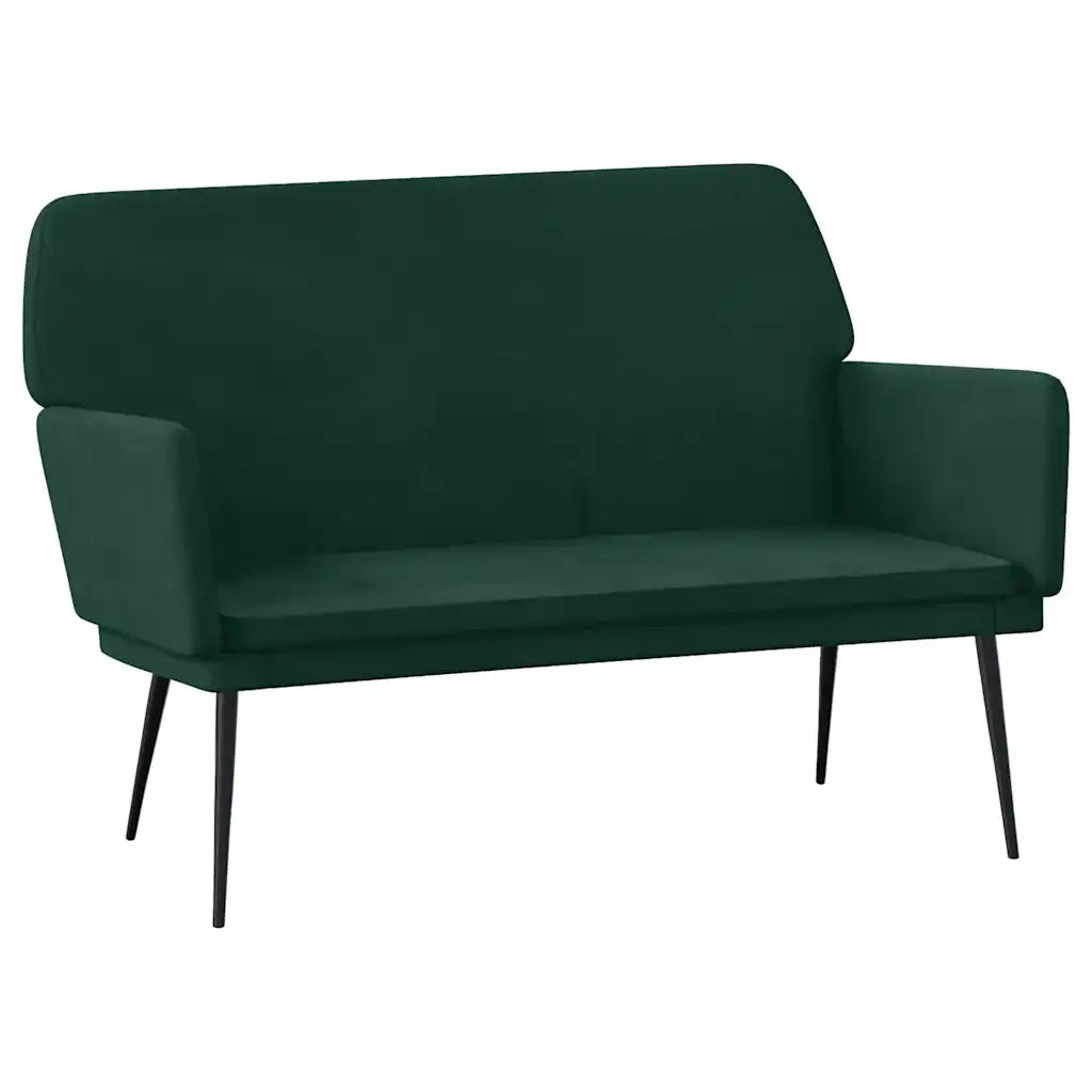 Panca Verde Scuro 108x79x79 cm in Velluto CFW4725948