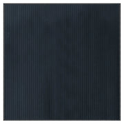 Tappeto del soggiorno | Tappeto Quadrato Grigio 100x100 cm in Bamb¨´