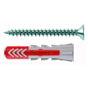 Fischer duopower 8s - 50pz tassello nylon da 8mm con vite
