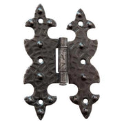 CERNIERA A BANDELLA DOPPIO T + COLLO - F.BATTUTO NERO SFUMATO COLLO MM 12 MM 95X65- 10 pezzi