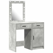 Toeletta | Tavolo da Trucco con cassetto 2 pz Grigio 50 x 41 x 135 cm