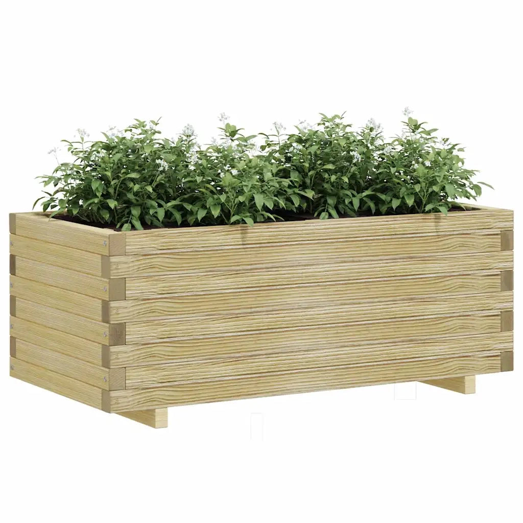 Letto Rialzato 100x50x40 cm in Legno Rettangolare