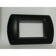 Trade Shop - Placchette Placche In Abs Compatibili Per Serie Living International Placca - Nero -7 Fori     -