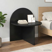 Comodino Rovere Nero 40 x 35,5 x 45,5 cm Legno ingegnerizzato 8001133