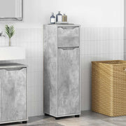 Mobile da Bagno con cassetto Grigio cemento 30,5 x 30 x 101 cm 888740