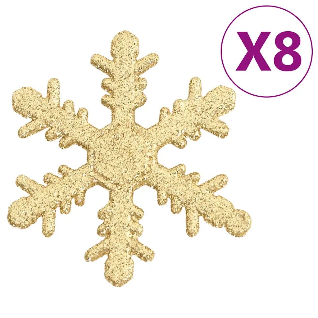 Set Palline di Natale 111 pz Oro in Polistirene CFW6405635