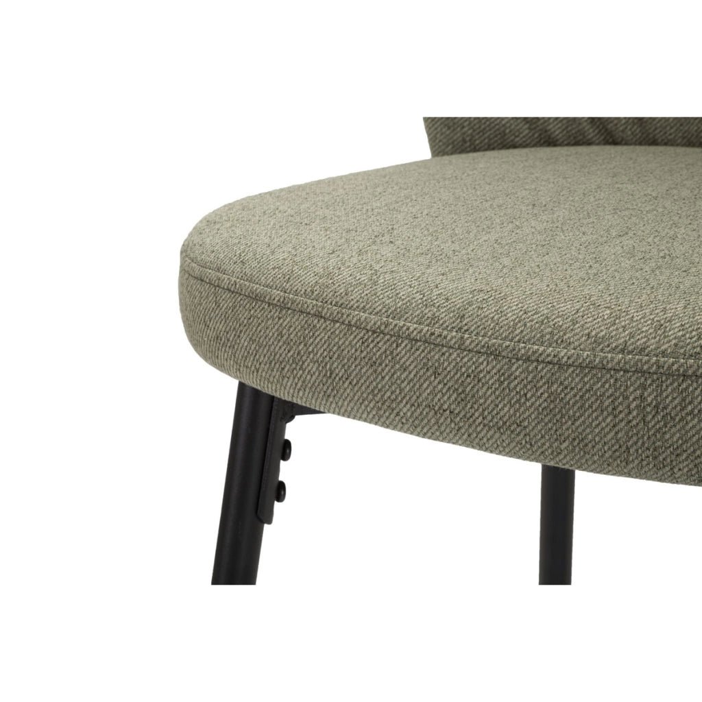Set di 2 Sgabelli Alti VKH433, Verde, Metallo, 52x59x108 cm