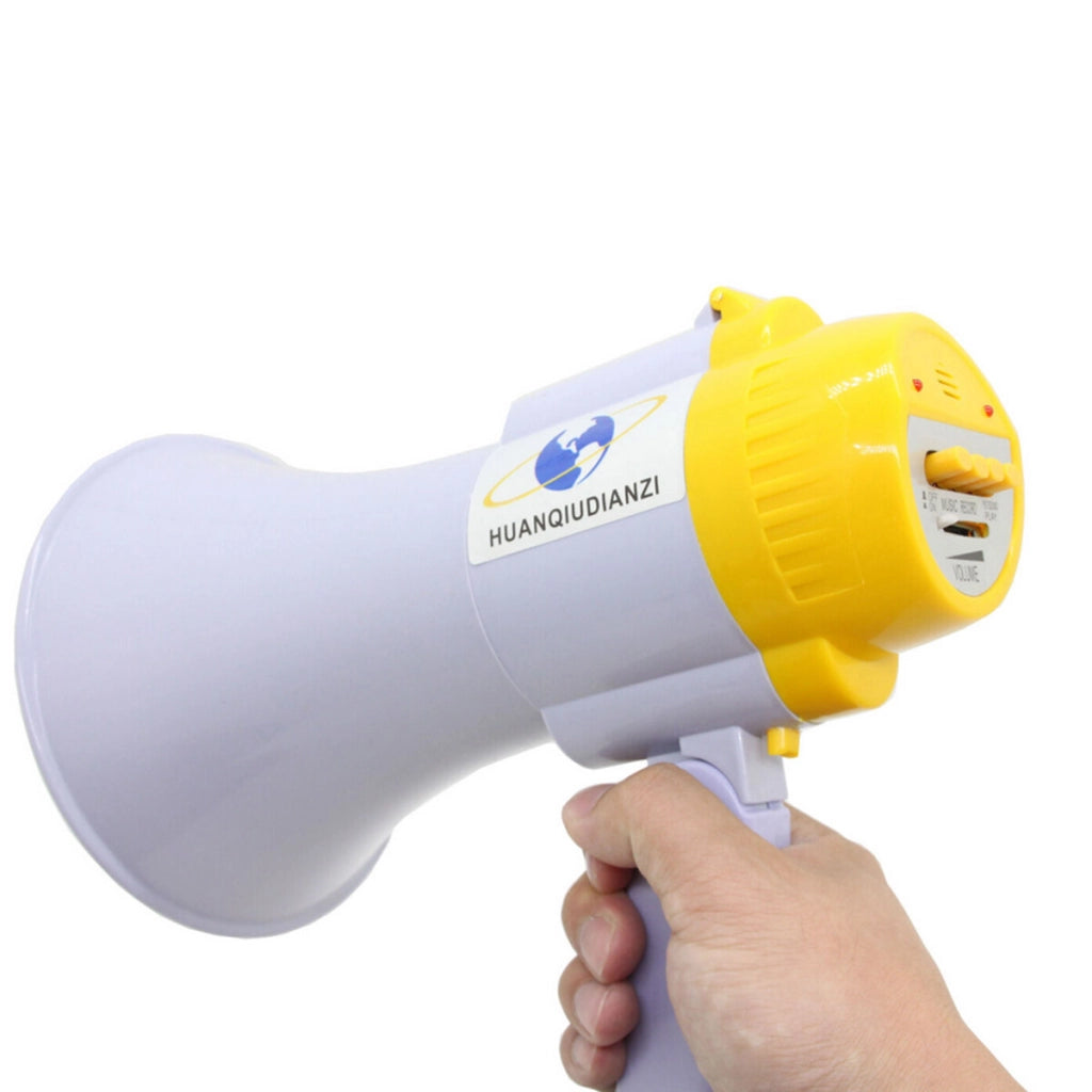 MEGAFONO REGISTRATORE VOCALE PORTATILE ALTOPARLANTE PROFESSIONALE 200MT HQ-108