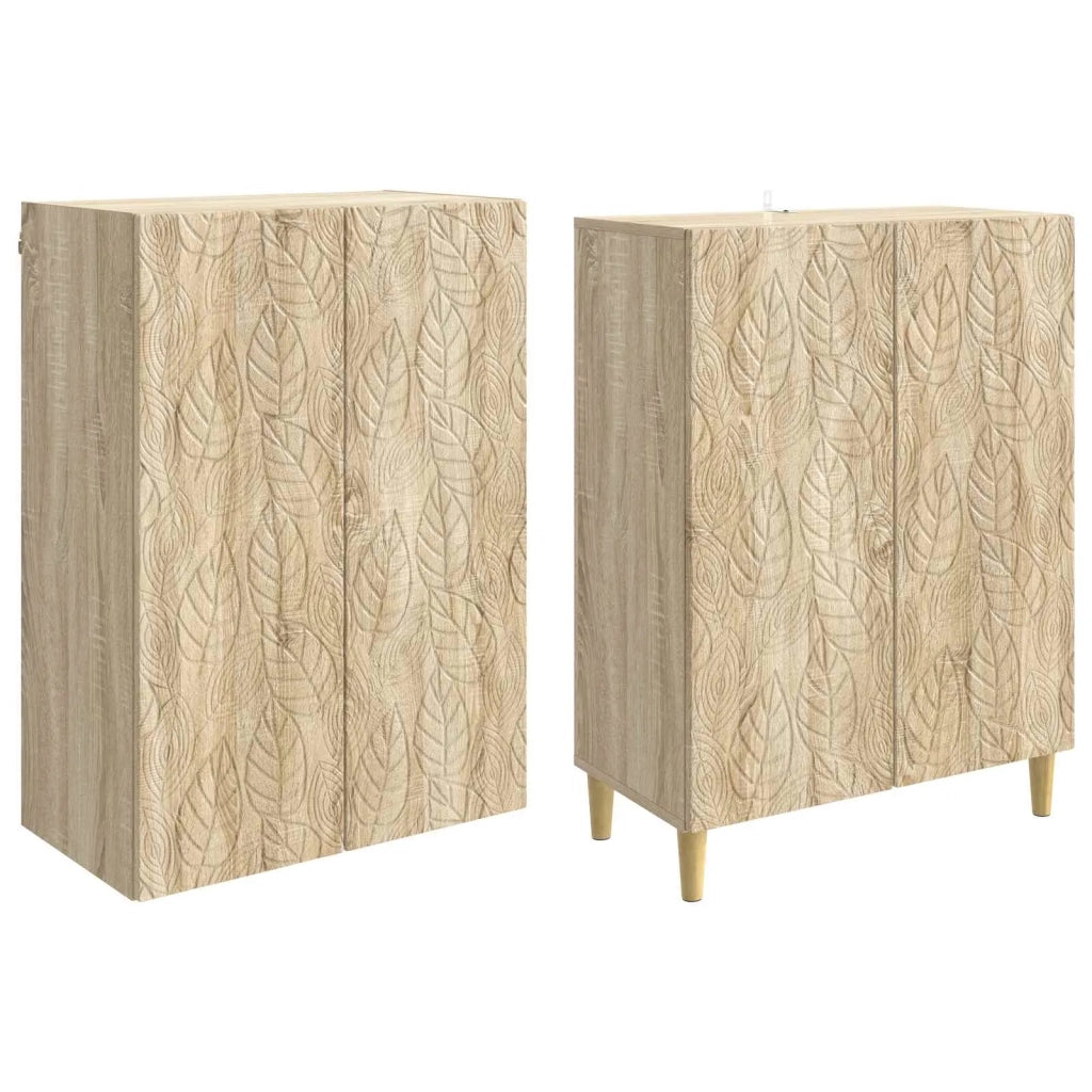 Set di armadi 2 pcs Rovere Sonoma Legno ingegnerizzato 3416702