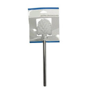 Trade Shop - Scopino Ricambio Per Wc Bagno Toilette Con Manico Acciaio Inox Spazzolone 59109 -