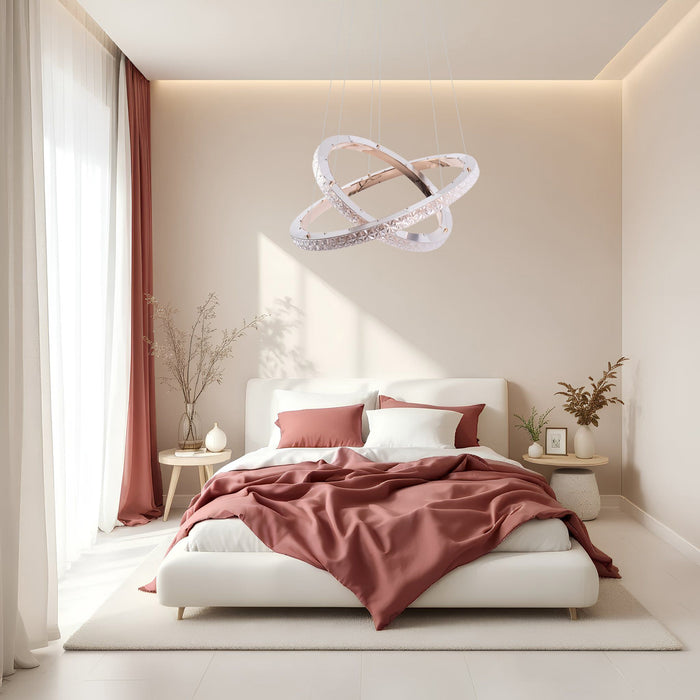 Lampada Led Ms011-cp Rose Gold 59cm
