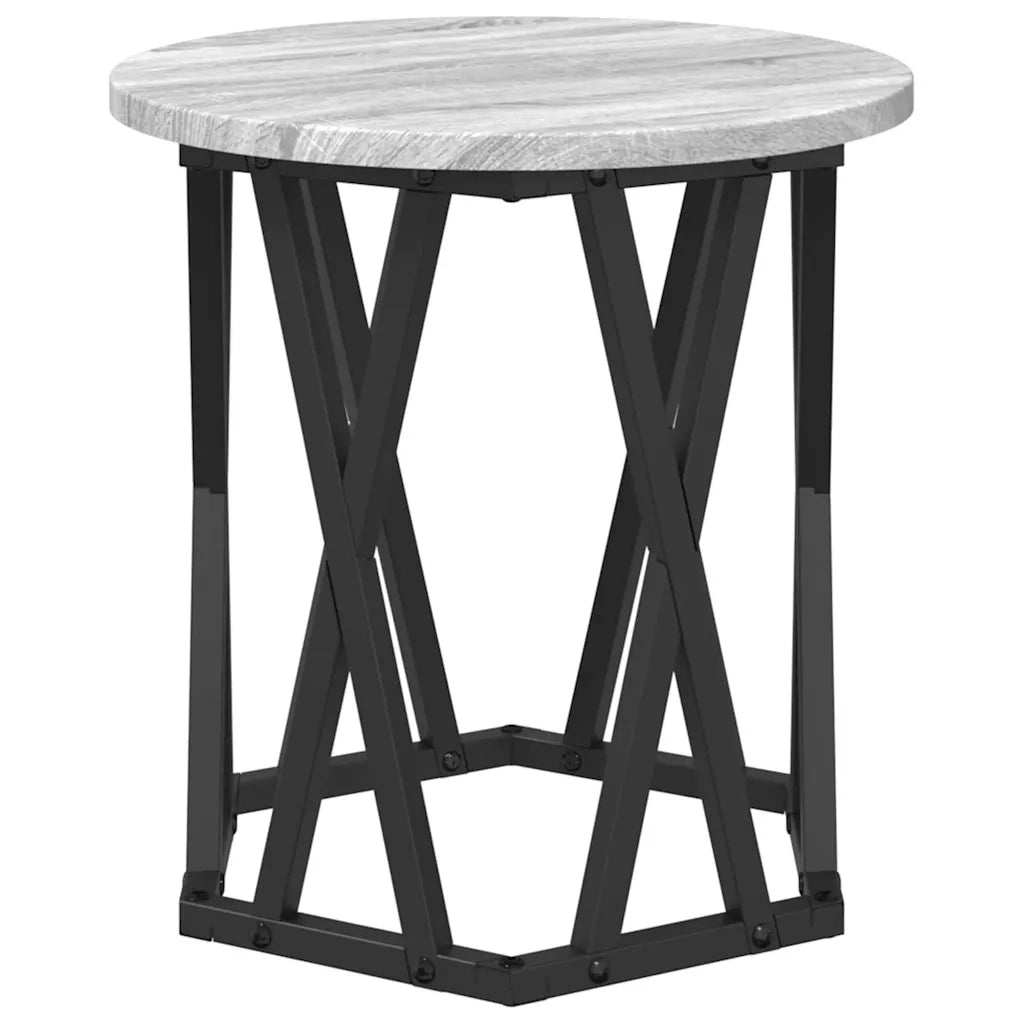 Tavolo laterale 2 pcs Grigio Sonoma 868246