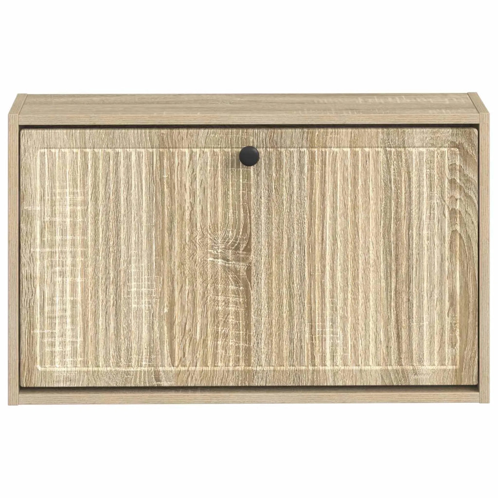Mobiletto per Scarpe da Muro EDE 71 x 17 x 43 cm Rovere Sonoma 895967