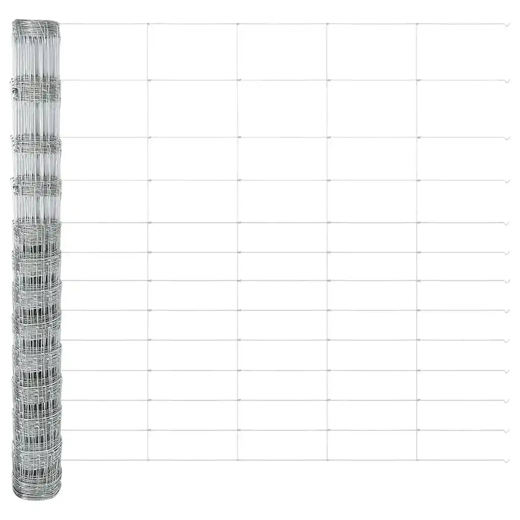 Palo della recinzione Zincato 25 x 1,5 m Acciaio