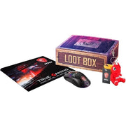 Bottino 1 (mouse da gioco + tappetino per mouse + portachiavi Lucky Dragon)