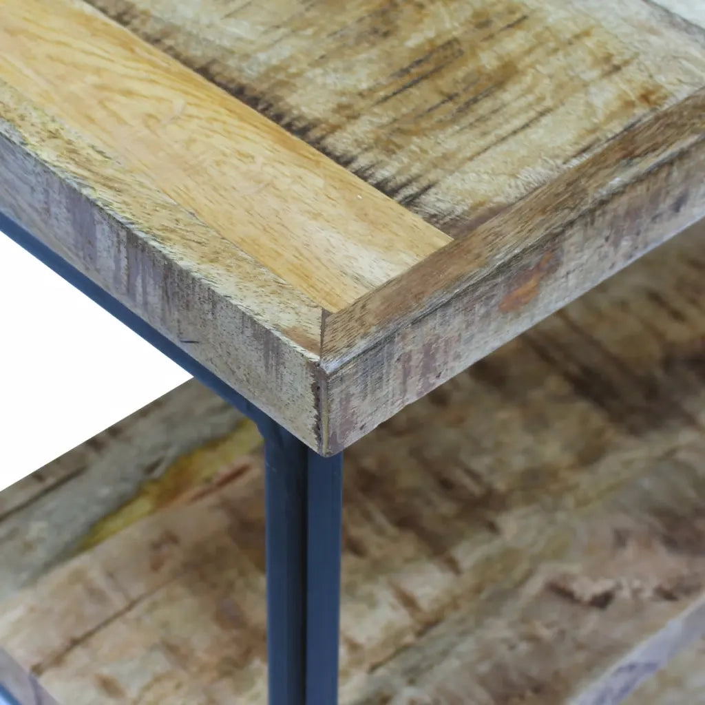 Scrivania da Ufficio in Legno di Mango 110x50x76 cm 243333